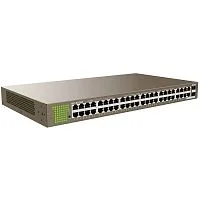 IP-COM G1050F Коммутатор неуправляемый, 48 портов, 48x1 Гбит/ с, SFP 2x1 Гбит/ с, установка в стойку, металлический корпус