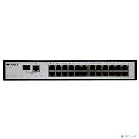 Коммутатор/ Unmanaged Switch 24x100Base-TX, 1xCombo 1000Base-T/SFP, metal case, 19" w/brackets (OS1225/A1A)