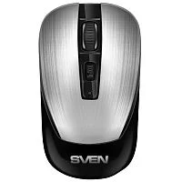 Эскиз Беспроводная мышь SVEN RX-380W серебристая (SV-020590)