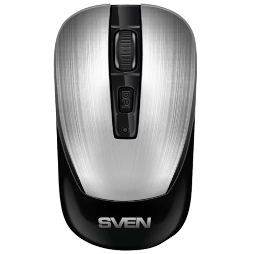 *Беспроводная мышь SVEN RX-380W серебристая (SV-020590)