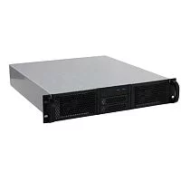 Procase RE204-D0H8-FE-65 Корпус 2U server case,0x5.25+8HDD,черный,без блока питания(2U,2U-redundant),глубина 650мм,EATX 12"x13", панель вентиляторов 4*80х25 PWM