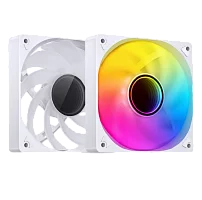 Кулер для корпуса/ Case Cooler JONSBO SL-120WR Reverse (120x120x25mm, 4-pin PWM, ARGB, 59.48CFM, 32.0dBA, 1500RPM, White)