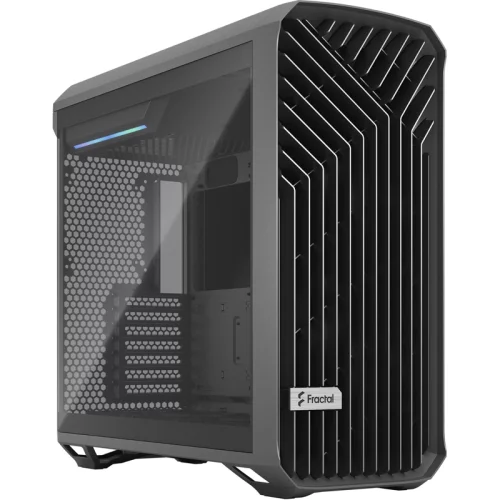 Корпус без блока питания/ Case Fractal Design Torrent TG Light, Full-Tower, 2x180mm + 3x140mm, 2xUSB-A 3.2 + 1xUSB 3.2 Type-C E-ATX, SSI-CEB, SSI-EEB, ATX, mATX, mITX Gray (FD-C-TOR1A-02)