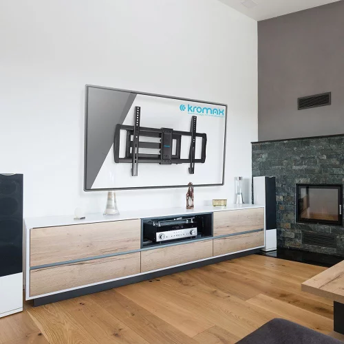 Кронштейн для ТВ KROMAX GALACTIC-61 black (max VESA 600x400 мм., настенный, наклонно-поворотный, max 45 кг) (90217) фото 7