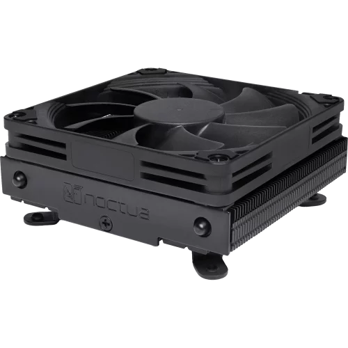 Кулер для процессора/ CPU Cooler Noctua NH-L9i-17xx chromax.black (59W, 4-pin PWM, 37mm, Al/Cu, 2x6mm, 1x92x92x14mm, 33.84CFM, 23.6dBA, 2500RPM, S: 1851/1700, Black)
