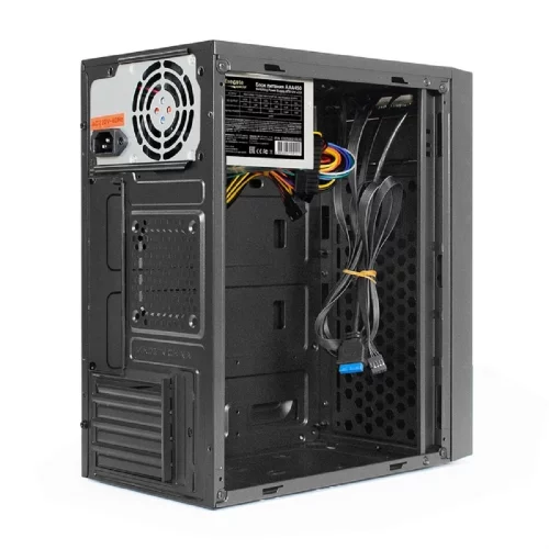 Exegate EX292355RUS Корпус Minitower ExeGate BAA-113U-AAA450 (mATX, БП AAA450 с вент. 8см, 2*USB+1*USB3.0, аудио, черный) фото 2