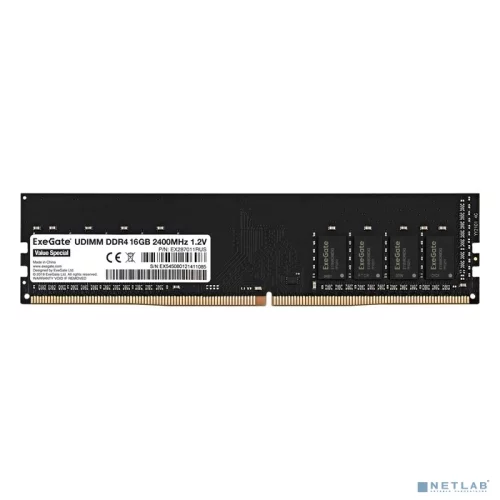 Exegate EX287011RUS Модуль памяти ExeGate Value Special DIMM DDR4 16GB 2400MHz