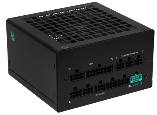 Блок питания Deepcool GAMERSTORM PQ750G (ATX 3.1, 750W, Full Cable Management, PWM 120mm fan, 80+ GOLD, Active PFC + Half Bridge + DC/DC, Full Japanese Capasitors, Gen5 PCIe) RET (R-PQ750G-FD0B-WGEU-V1)