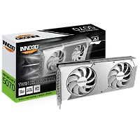 Видеокарта INNO3D RTX5070 TWIN X2 ОС WHITE 12GB GDDR7 192bit 3xDP HDMI 2FAN RTL (N50702-12D7X-195064W)