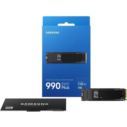 Твердотельный накопитель SSD Samsung M.2 2280 1 TB 990 EVO PLUS PCIe 4.0×4 / 5.0×2 NVMe (MZ-V9S1T0B/AM) фото 5