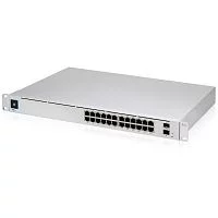 Коммутатор/ 24-port, Layer 3 switch supporting 10G SFP+ connections with fanless cooling (USW-PRO-24-EU)