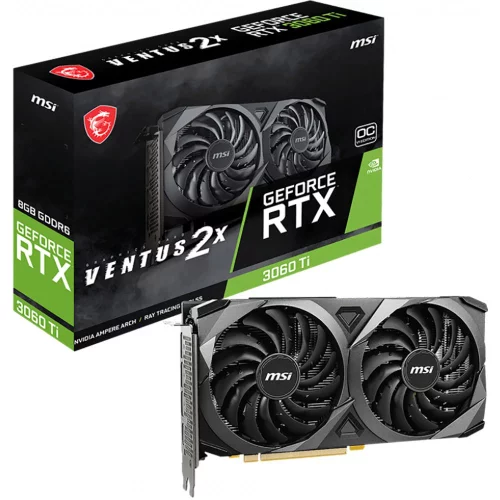 MSI RTX 3060 Ti VENTUS 2X 8G OC(V1) LHR RTL (RTX 3060 TI VENTUS 2X 8G OCV1 LHR)
