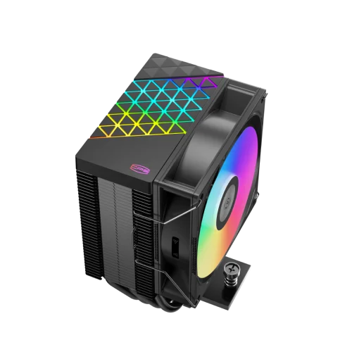 Кулер для процессора/ CPU Cooler PCCooler R400 ARGB BK (180W, 4-pin PWM, 133mm, Al/Cu, 4x6mm, ARGB, 1x92mm, 40.94CFM, 30dBA, 2200RPM, S: 1851/1700/1200/115X, AM5/AM4, black) фото 5