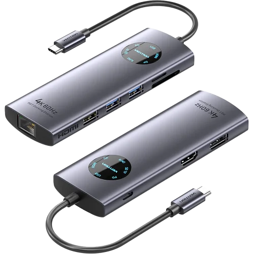 Мультифункциональный хаб Vention USB-C 9 в 1 (TQUHB)