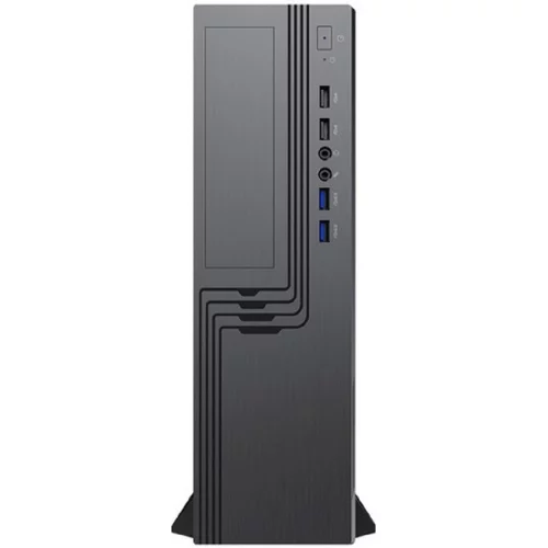 Slim Case Powerman EL555 Black PM-300ATX 2*USB 3.0+2*USB2.0,HD,Audio mATX, miniATX (6141876) фото 2