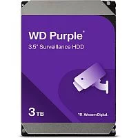 Жесткий диск Western Digital 3TB WD34PURZ HDD 3.5" Purple, SATA 6Gb / s (SATA-III), CMR