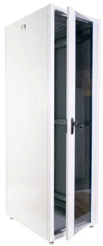 Шкаф телекоммуникационный напольный ЭКОНОМ 42U (600 1000) дверь перфорированная 2 шт. (ШТК-Э-42.6.10-44АА) фото 2
