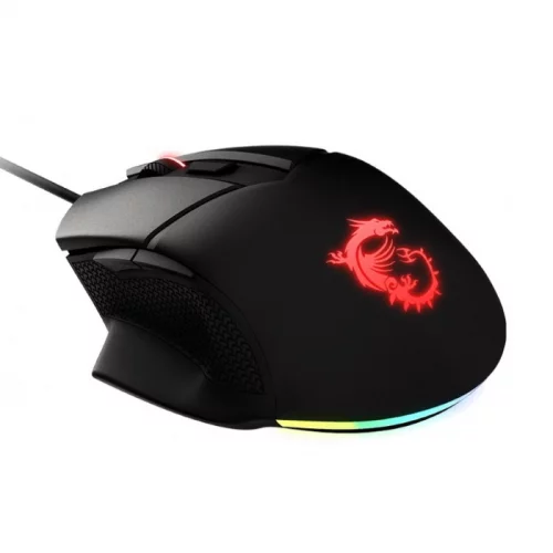 Мышь MSI Clutch GM20 ELITE, Wired, RGB, 6400dpi, USB 2.0, 6but, cable 2 m (S12-0400D00-C54) фото 2