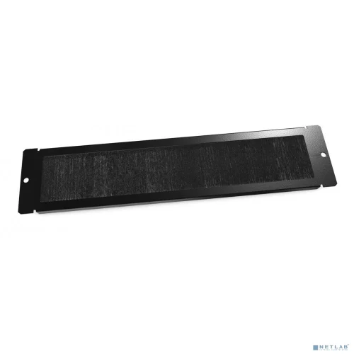 Hyperline TCB-TTB-RAL9004 Панель с щеточным кабельным вводом в пол/ ­потолок для шкафов серии TTB, TWB, 65 мм х 293 мм (ШхД), цвет черный (RAL 9004)