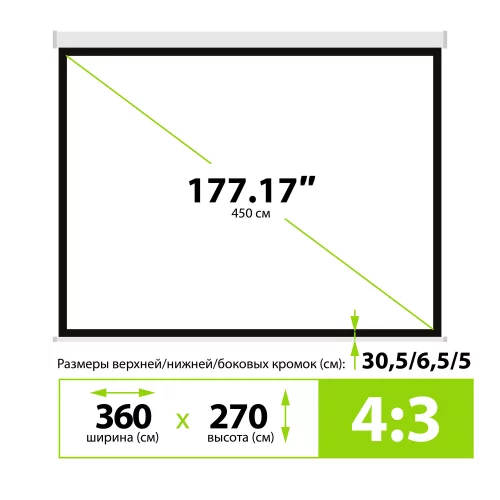 Экран Cactus 177