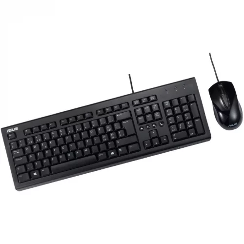 Клавиатура и мышь ASUS U2000 черная USB (90-XB1000KM00050) фото 2
