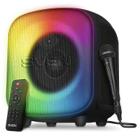 Портативная колонка SVEN PS-555, черный, 65 Вт (RMS), Bluetooth, USB, microSD, пульт (SV-022808)