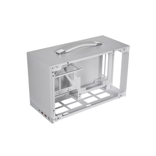 Корпус без блока питания/ Case PCCooler K101 MESH WH 3F, Mini-Tower, Mesh, 3x120mm, 2xUSB-A 3.0 + 1xUSB-C 3.1, SFX PSU Support, mITX White фото 2