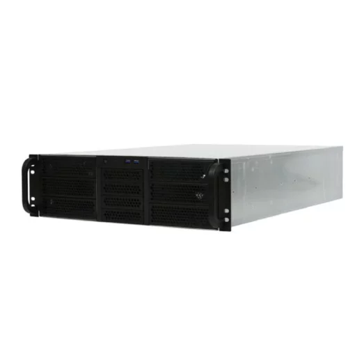 Procase RE306-D6H4-A-45 Корпус 3U server case,6x5.25+4HDD,черный,без блока питания(PS/2,mini-redundant,2U-redundant),глубина 450мм,MB ATX 12x9.6,4slot фото 2