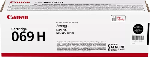 Картридж лазерный Canon 069HBK 5098C002/004 черный (7600стр.) для Canon MF752Cdw/ MF754Cdw, LBP673Cdw