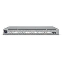 Коммутатор/ Switch (16) GbE RJ45 ports, (8) 1/2.5 GbE RJ45 ports, (2) 10G SFP+ ports ; Total non-blocking throughput, 56 Gbps ; Switching capacity, 112 Gbps (USW-PRO-MAX-24)