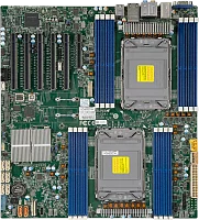 Материнская плата Supermicro Motherboard 2xCPU X12DAI-N6 3rd Gen Xeon Scalable TDP 270W/ 16xDIMM/ C621A RAID 0/ 1/ 5/ 10/ 2x1Gb/ 5xPCIex16/ 2xM.2(Bulk) (MBD-X12DAI-N6-B)