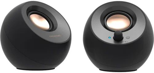 Колонки Creative Pebble V3 MF1700 (51MF1700AA000) Колонки Creative Pebble V3 MF1700 2.0 черный 8 Вт Bluetooth (51MF1700AA000)