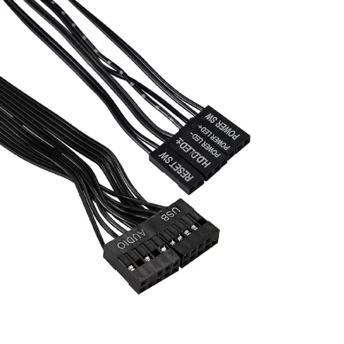 Exegate EX292350RUS Корпус Minitower ExeGate BAA-113-AAA450 (mATX, БП AAA450 с вент. 8см, 2*USB, аудио, черный) фото 3