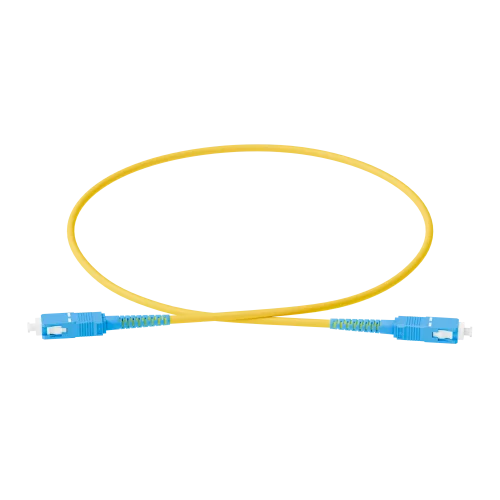 Патч-корд оптический, симплексный, SC-SC, UPS, 0.5 м., OS2, LSZH, жёлтый (ONTEK.PCO-0.5-PC.SM.UPS.SS.OS2)