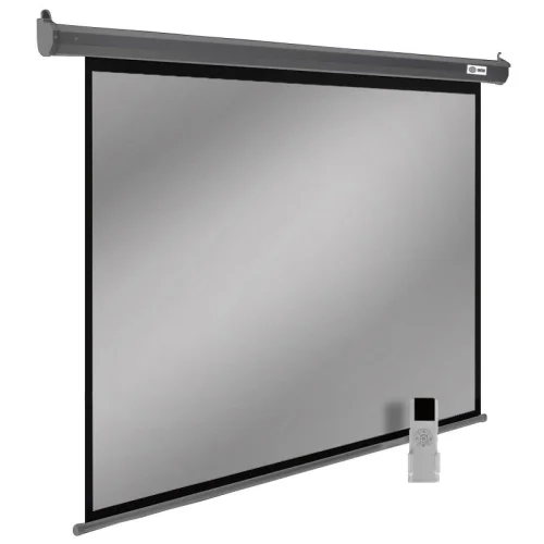 Экран Cactus 111 150x240см SIlverMotoExpert CS-PSSME-240X150-DG 16:10 настенно-потолочный рулонный темно-серый (моторизованный привод) фото 2