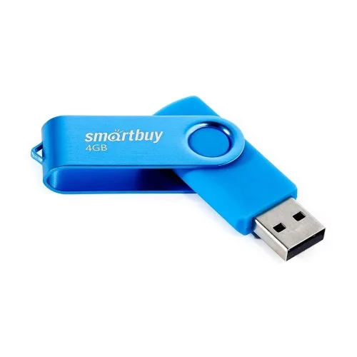 Smartbuy USB Drive 4GB Twist Blue (SB004GB2TWB) фото 3