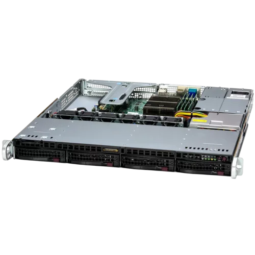 Сервер в сборе/ SYS-511R-M (bundle1): 1U / 1x Xeon E-2414 / 1x DDR5 16GB 4800 ECC / 1x SSD SATA 240GB, 2.5