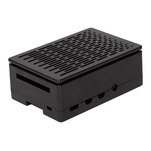 Корпус ACD RA509 Корпус ACD Black ABS Case (Install 3010/ 3007 Fans or 3.5 Inch Touch Screen), совместим с креплением VESA Mount, for Raspberry PI 4B