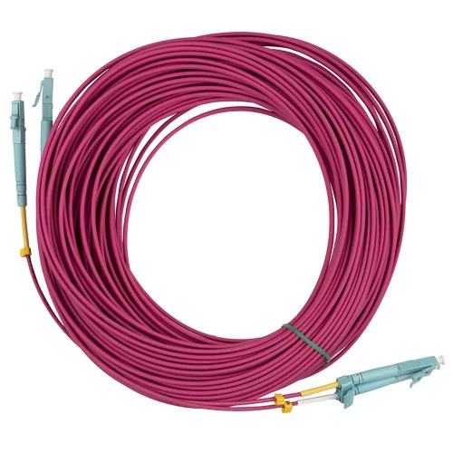 Кабель оптический Hyperline FC-D2-504-LC/ PR-LC/ PR-H-25M-LSZH-MG Патч-корд волоконно-оптический (шнур) MM 50/ 125, OM4, LC-LC, duplex, 10G/ 40G, LSZH, 25м (FC-D2-504-LC/PR-LC/PR-H-25M-LSZH-MG)