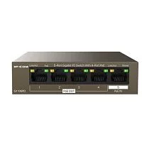 IP-COM G1105PD Коммутатор неуправляемый PoE, 5 портов, 5x1 Гбит/ с, PoE 4х15,4 Вт (до 30Вт), настольный
