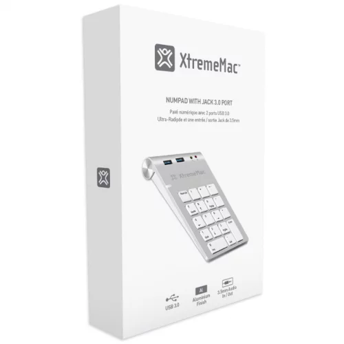 Цифровой блок Numpad клавиатуры XtremeMac Mechanical Numpad (XM-NPHUB32-AU-SLV) фото 2