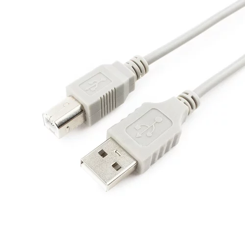 Cablexpert Кабель USB2.0 AM/BM, медь, Pro, 4.5м, серый, пакет (CC-USB2-AMBM-15-N) фото 2