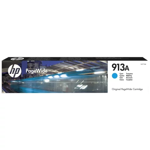 Картридж/ HP 913A, HP PageWide, Cyan (F6T77AE)