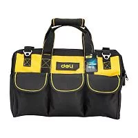 Сумка для инструментов Deli DL430116 360 x 180 x 250мм, 14 карманов, плечевой ремень, ткань Оксфорд