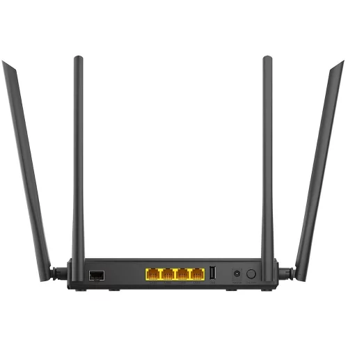 маршрутизатор/ DIR-825/GFRU AC1200 Wi-Fi Router, 1000Base-X SFP WAN, 4x1000Base-T LAN, 4x5dBi external antennas, USB port, 3G/LTE support (DIR-825/GFRU/R3A) фото 4