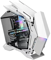 Корпус без блока питания/ Case JONSBO MOD-3, Full-Tower, TG, no fans, 2xUSB-A 3.0, EATX, ATX, mATX, mITX White (MOD-3 WHITE)