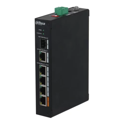Dahua 4-портовый неуправляемый коммутатор с РОЕ модели DH-PFS3106-4ET-60 (DH-PFS3106-4ET-60-V2)