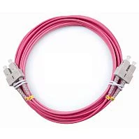 Патч-корд оптический , дуплексный, SC/PC-SC/PC, OM4, LSZH, 2.0 м LAN-2SC-2SC/OM4-2.0