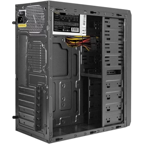 Exegate EX299343RUS Корпус Miditower ExeGate UN-605B-UNS450 (ATX, БП UNS450 с вент. 12см, 2*USB, аудио, блокировка, черный) фото 2