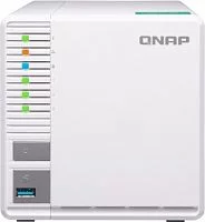 Сетевое хранилище без дисков/ SMB QNAP TS-364-8G NAS 3 HDD, 4-core Intel Celeron N5105/ N5095 2.0 up to 2.9 GHz, 8 GB RAM (1x8 GB) up to 16 GB (2x8GB), 2.5 Gigabit Ethernet, 2xUSB 3.2 Gen 2 (10Gbps), 1